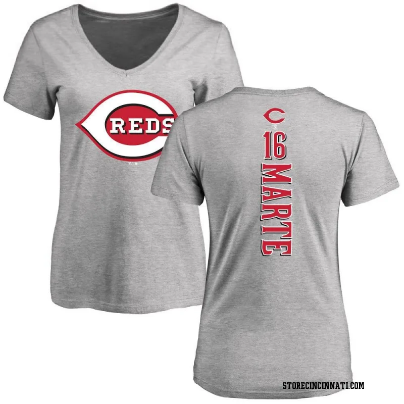 Ash Women's Noelvi Marte Cincinnati Reds Backer Slim Fit T-Shirt