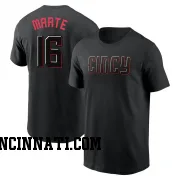 Black Youth Noelvi Marte Cincinnati Reds 2023 City Connect Name & Number T-Shirt